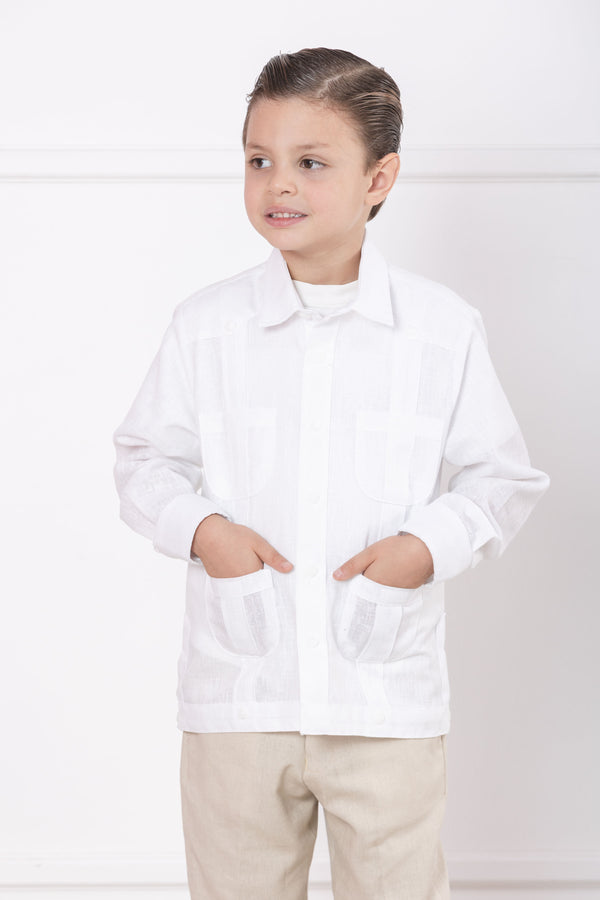 GUAYABERA MANGA LARGA