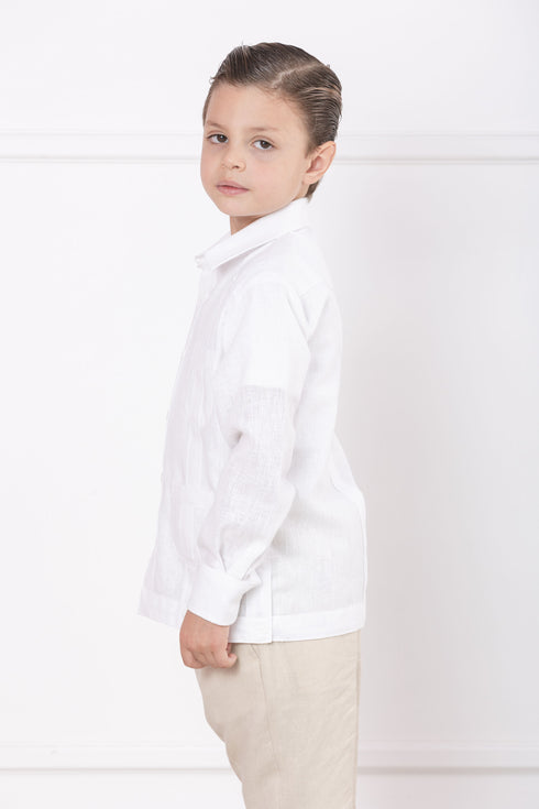 GUAYABERA MANGA LARGA