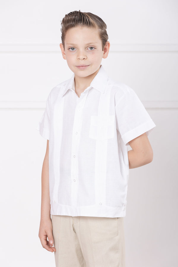 GUAYABERA MANGA CORTA