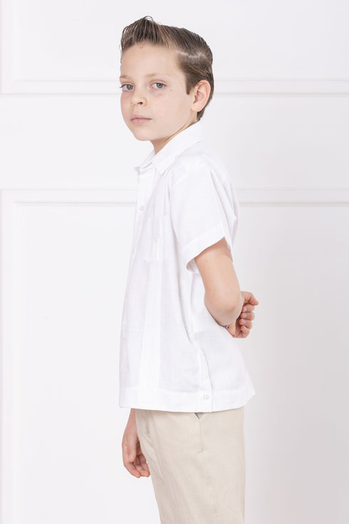 GUAYABERA MANGA CORTA