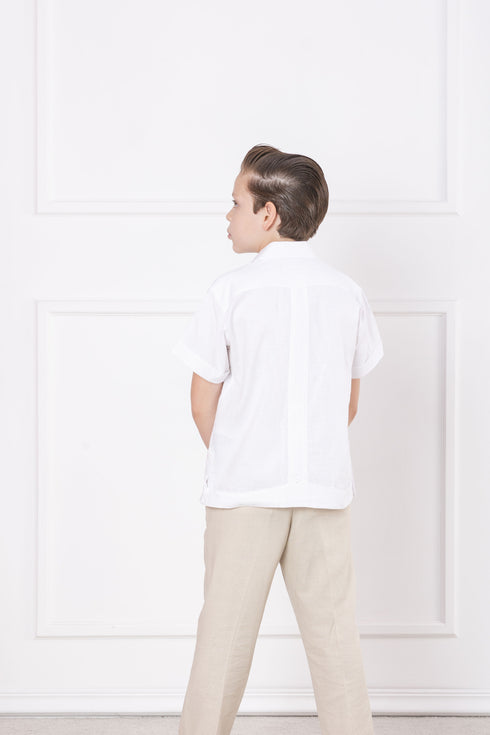 GUAYABERA MANGA CORTA