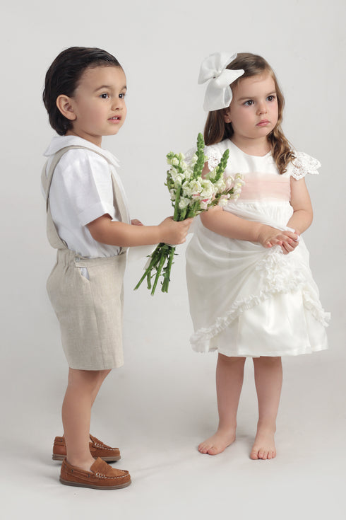 Conjunto lino con tirante